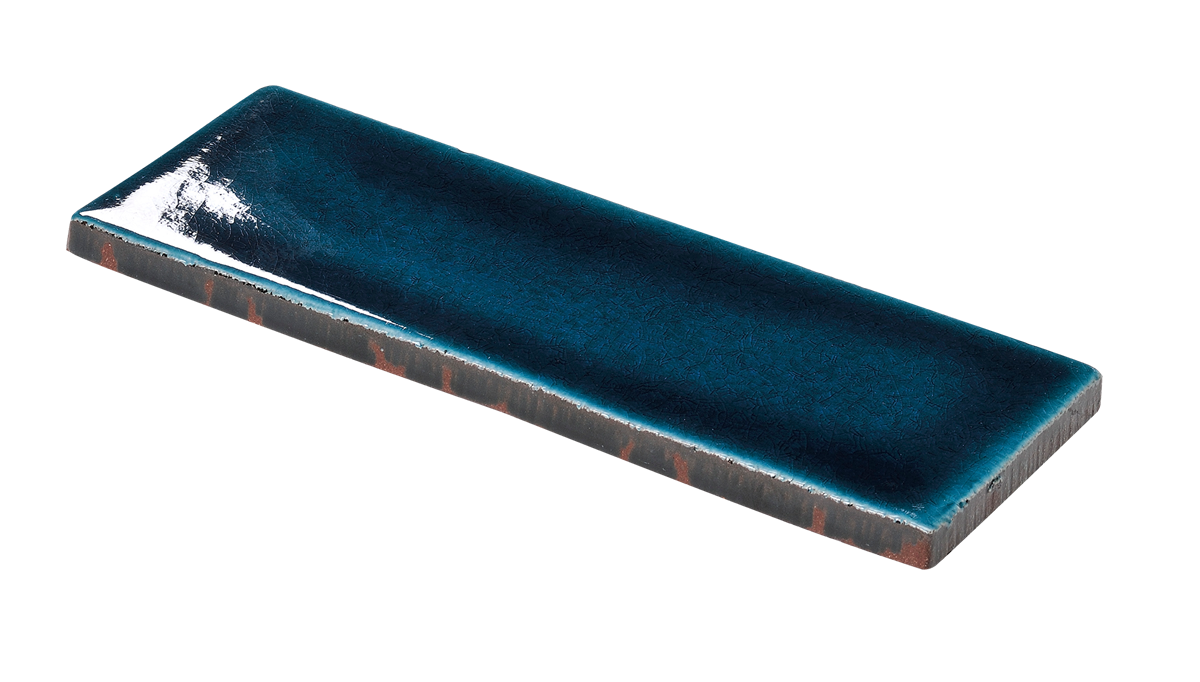 Blue Crackle Structured Gloss Tile
