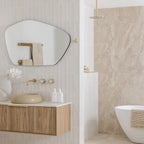 Chalk Structured Matt Tile - lifestyle view