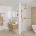 Chalk Structured Matt Tile - lifestyle view