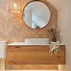 Terra Structured Matt Tile - lifestyle view