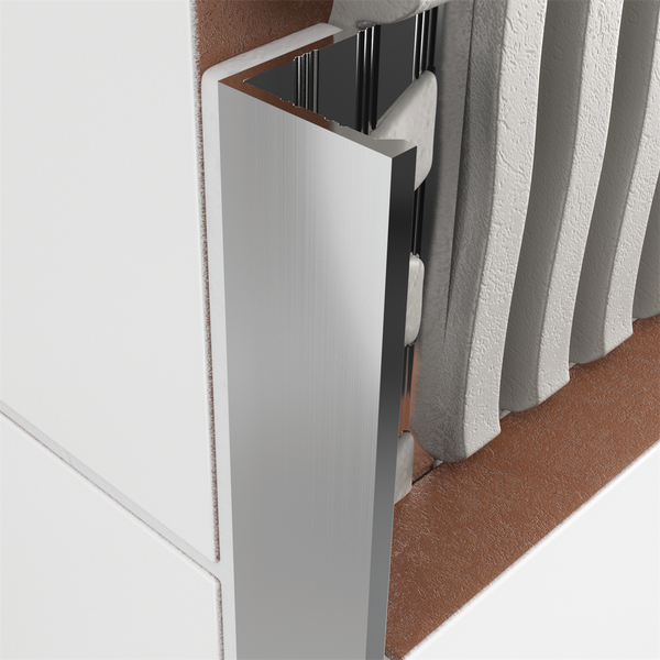 L Profile Aluminium Bright Silver 10 x 3000mm