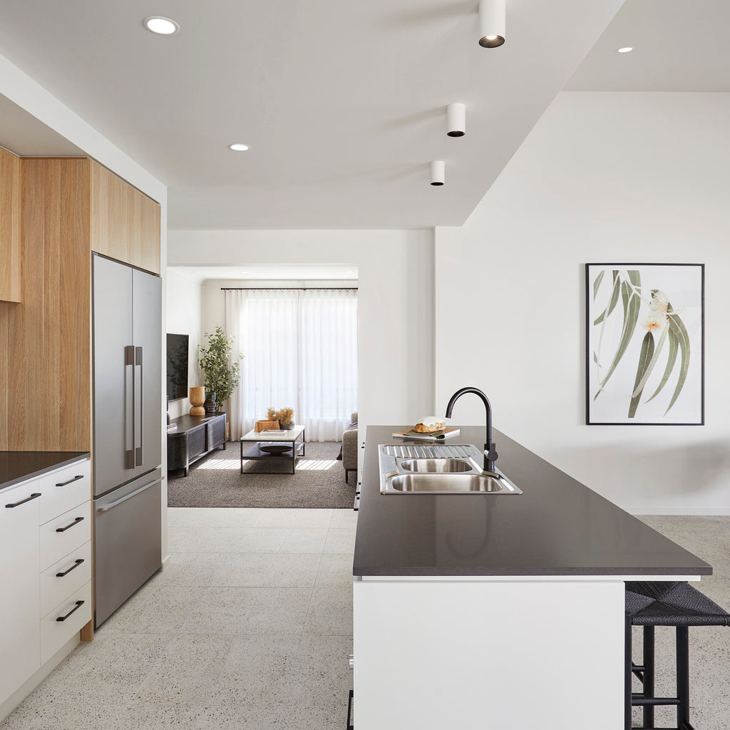 White Textured Tile - lifestyle view