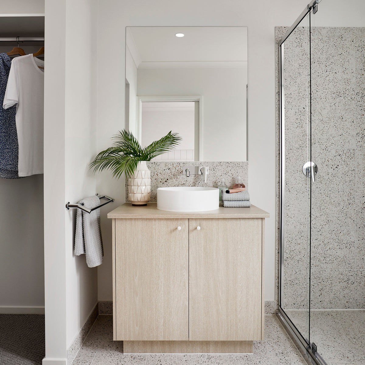 White Textured Tile - lifestyle view