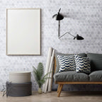 Natural Marble Carrara Hexagon Honed Mosaic - lifestyle view