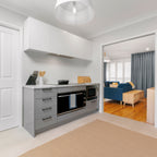 Penny Round White Gloss Mosaic - lifestyle view