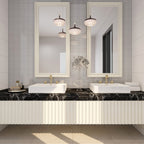 Penny Round White Gloss Mosaic - lifestyle view