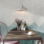 Mint Structured Gloss Tile - lifestyle view