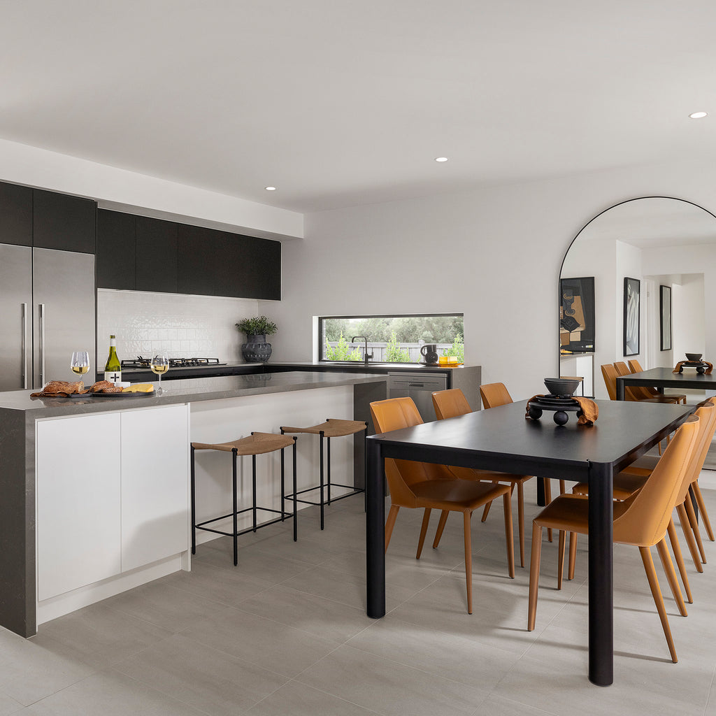 White Structured Gloss Tile - lifestyle view