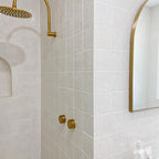 White Structured Gloss Tile - lifestyle view