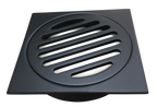Square Grate Matt Black 110X110X100mm