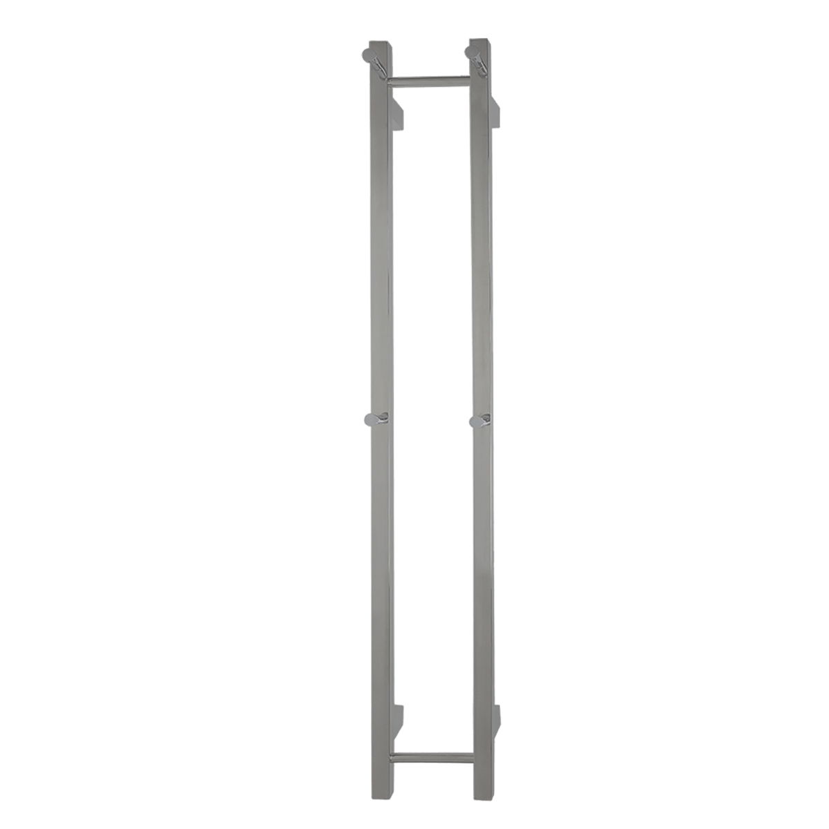Towel Rail Heated 200X1400 Brushed Nickel
