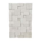 Natural Limestone White Smooth Structured Honed (Pack of 6 )