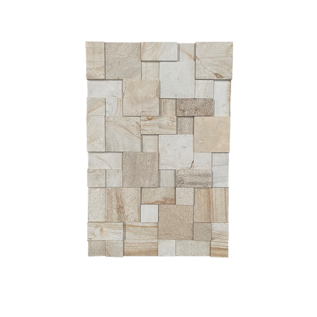 Natural Sandstone Yellow Smooth Structured Honed (Pack of 6)