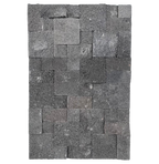 Natural Stone Black Lava Roughcut Structured Matt (Pack of 6)