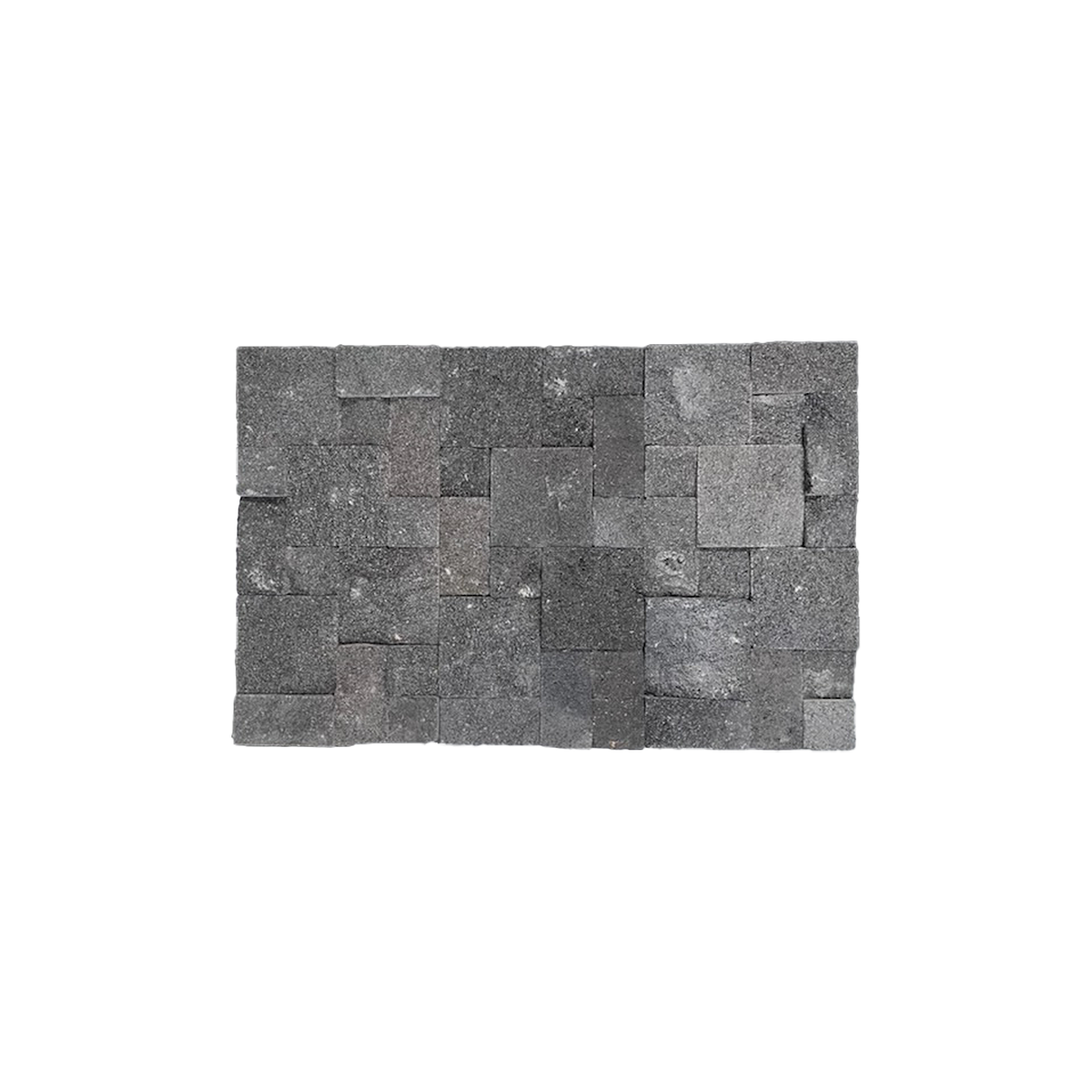 Natural Stone Black Lava Roughcut Structured Matt (Pack of 6)