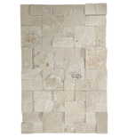 Natural Limestone White Roughcut Structured Matt (Pack of 6)