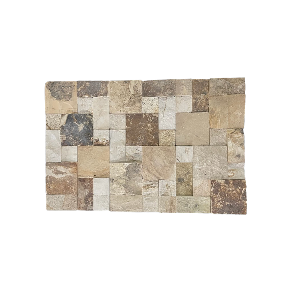 Natural Sandstone Yellow Roughcut Structured Matt (Pack of 6 )