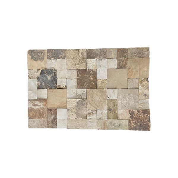 Natural Sandstone Yellow Roughcut Structured Matt (Pack of 6 )