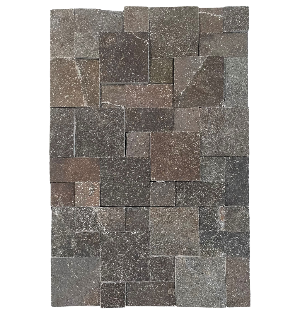 Natural Basalt Spanoli Structured Matt (Pack of 6)