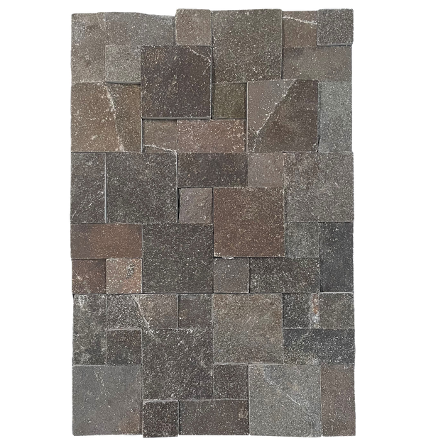 Natural Basalt Spanoli Structured Matt (Pack of 6)