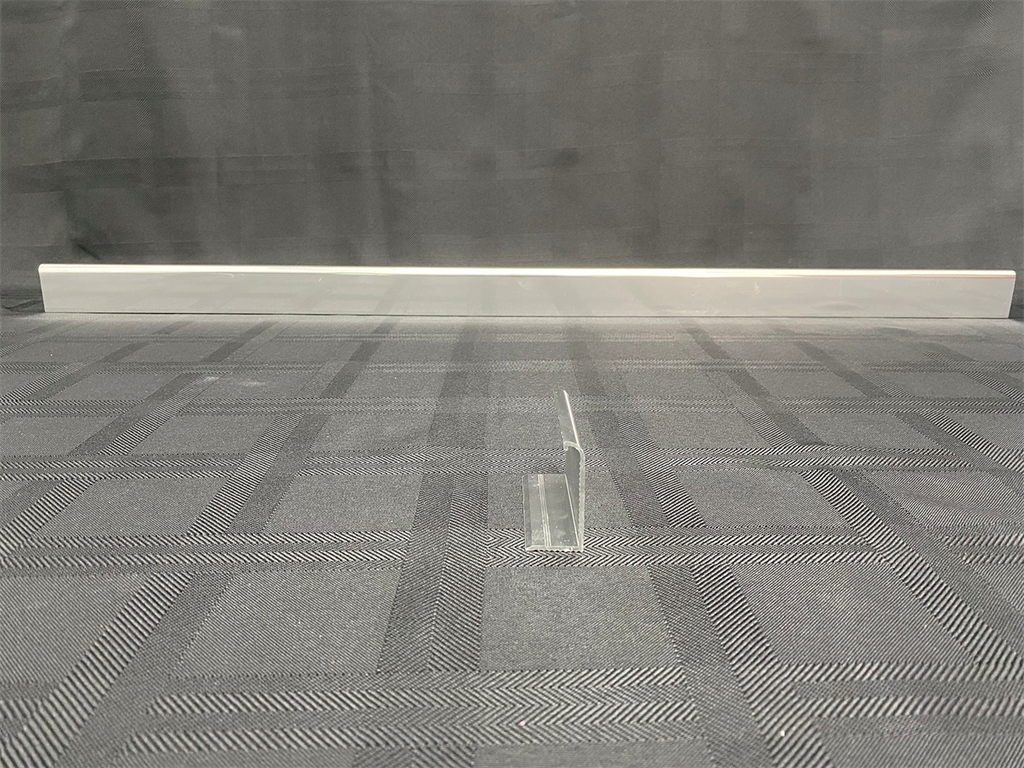 Waterstop Aluminium Straight Bright Silver 1000mm