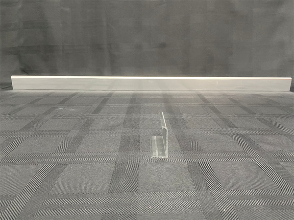 Waterstop Aluminium Straight Bright Silver 3000mm