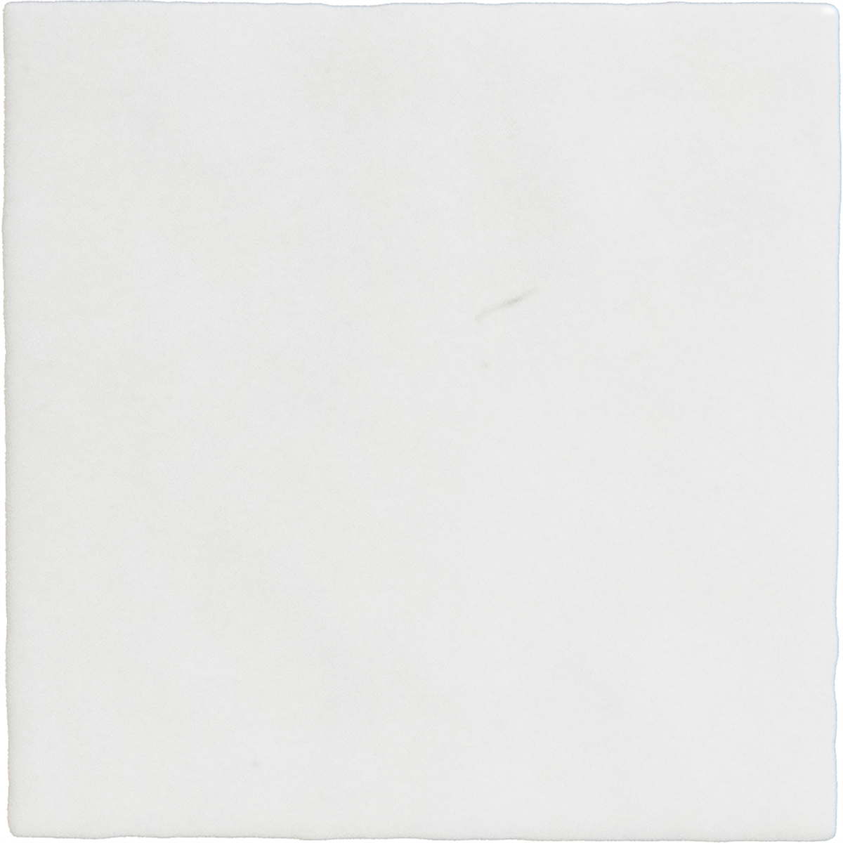White Structured Satin Tile