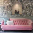 White Structured Satin Tile - lifestyle view