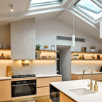 White Structured Satin Tile - lifestyle view