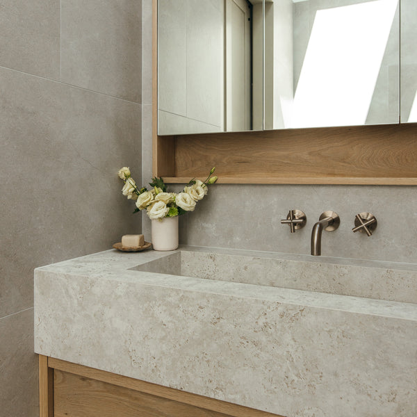 Beige Silk Tile - lifestyle view