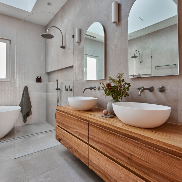 Beige Silk Tile - lifestyle view