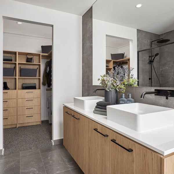 Charcoal Silk Tile - lifestyle view