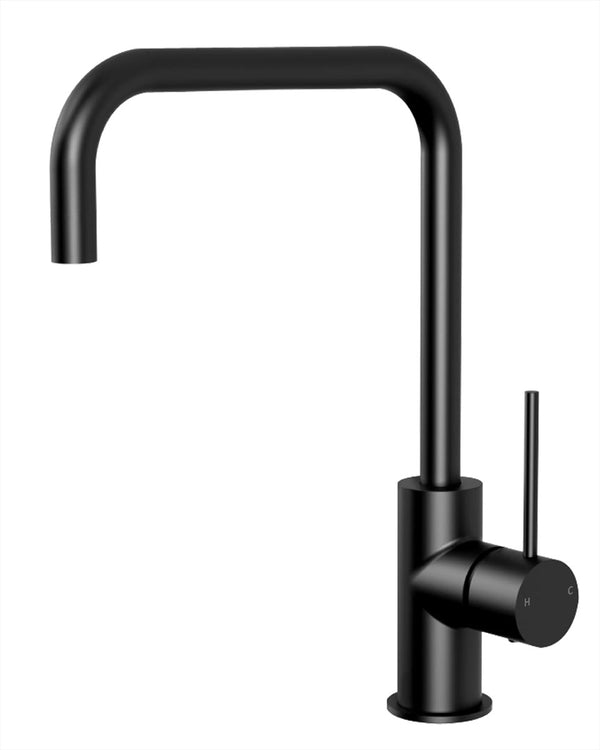 Sink Mixer Square Neck 220 Matte Black