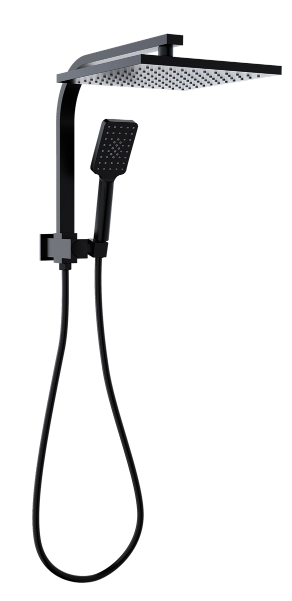 Twin Shower Matte Black