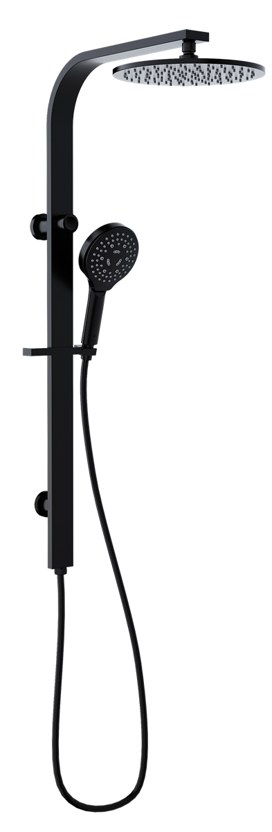 Twin Shower Matte Black
