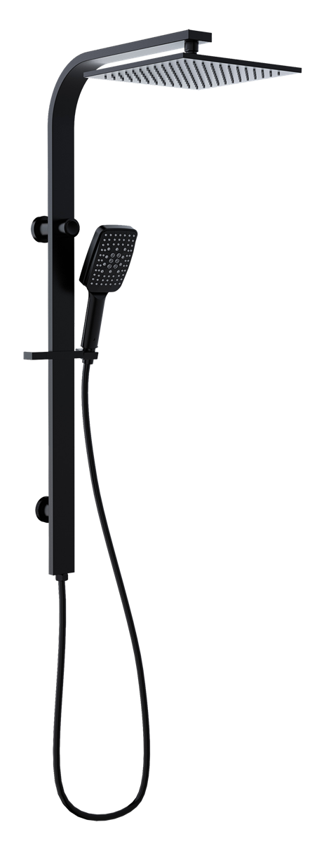 Twin Shower Matte Black