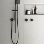 Iko Hydro Sense Rail Shower Matte Black - lifestyle view