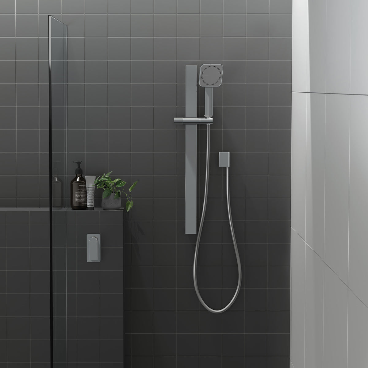Orli Hydro Sense Rail Shower Chrome - lifestyle view