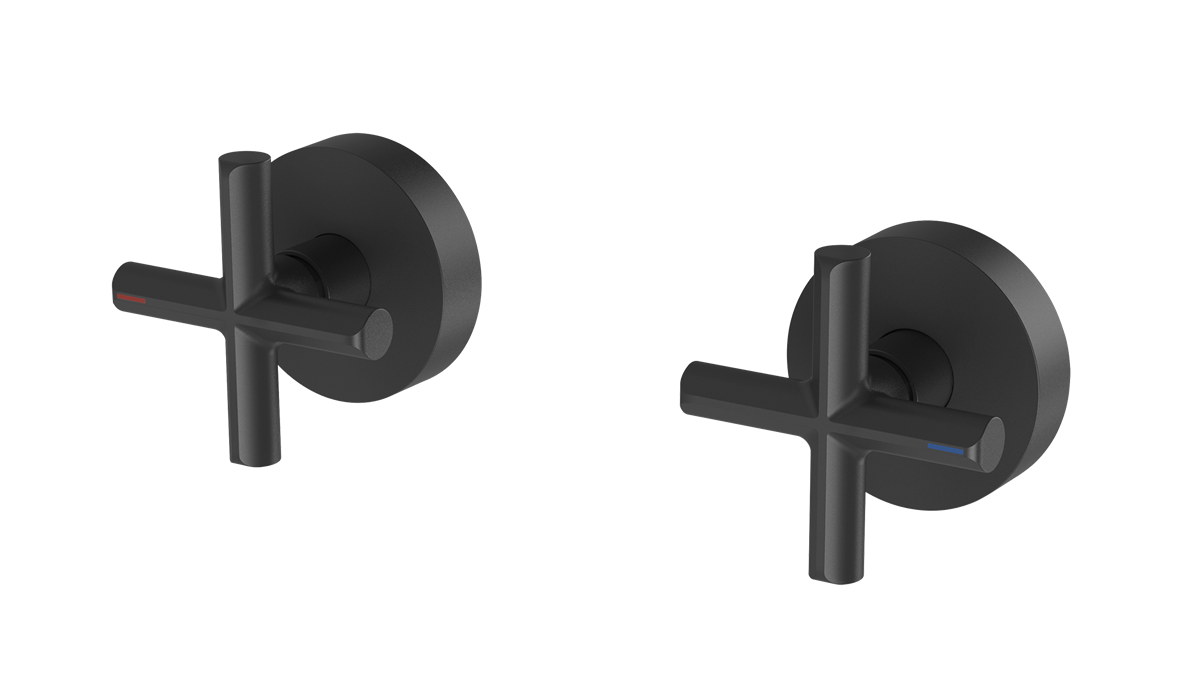 Wall Top Assembly Matte Black