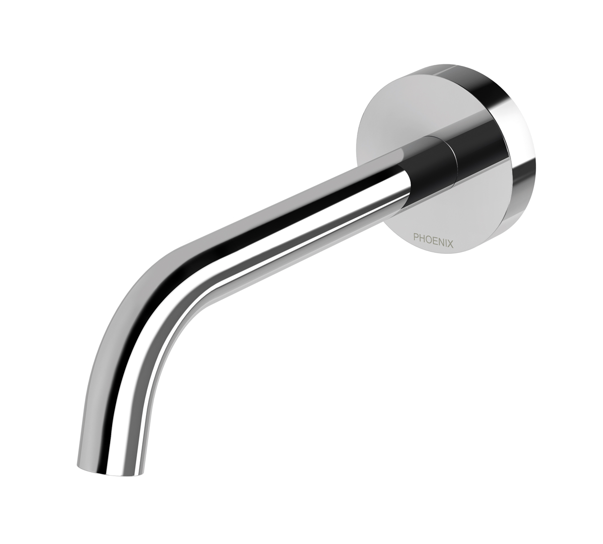 Basin Outlet Curved 180 Chrome