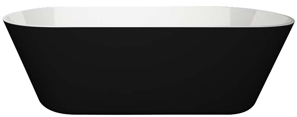 Free Standing Bath Acrylic 1500 Gloss Black