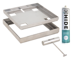 Pool Fibreglass inspection cover 156mmx8-11mm