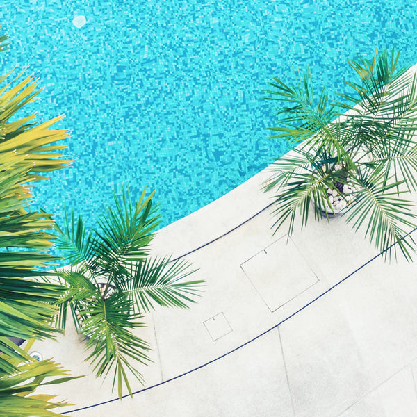 Pool Fiberglass inspection cover 156mmx25-32mm - lifestyle view
