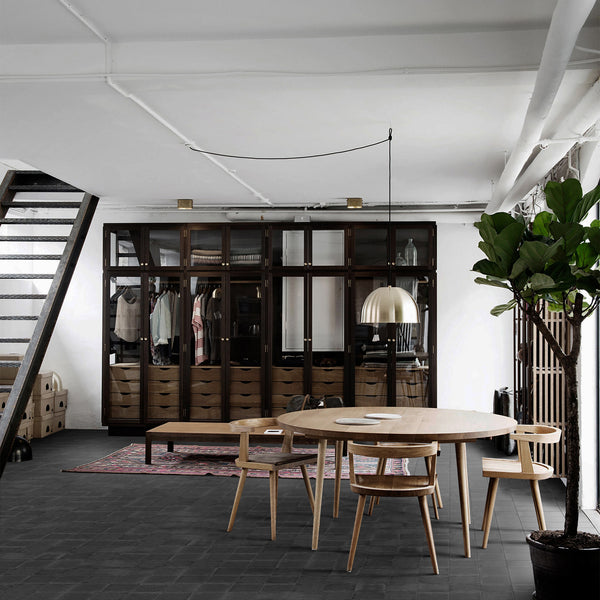 Charcoal Matt Tile - lifestyle view