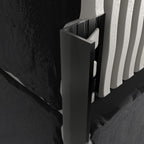 L Aluminium Matt Black 11 x 3000mm