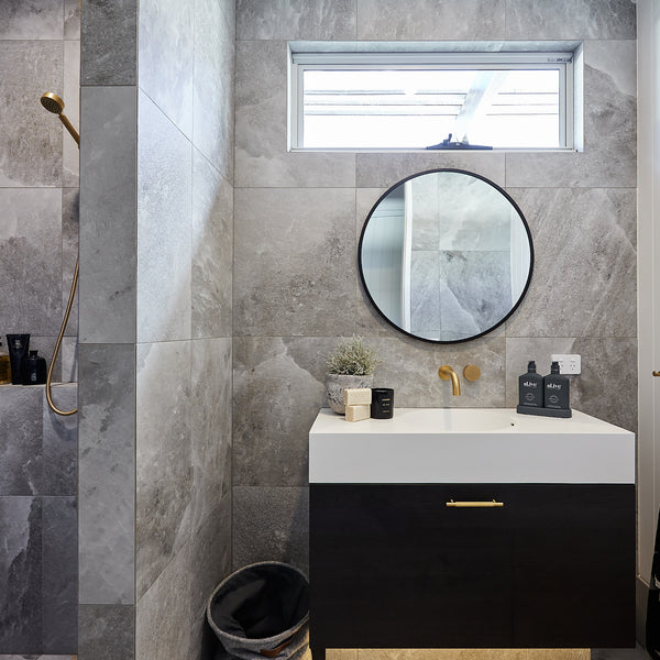 Grey Matt Tile - lifestyle view