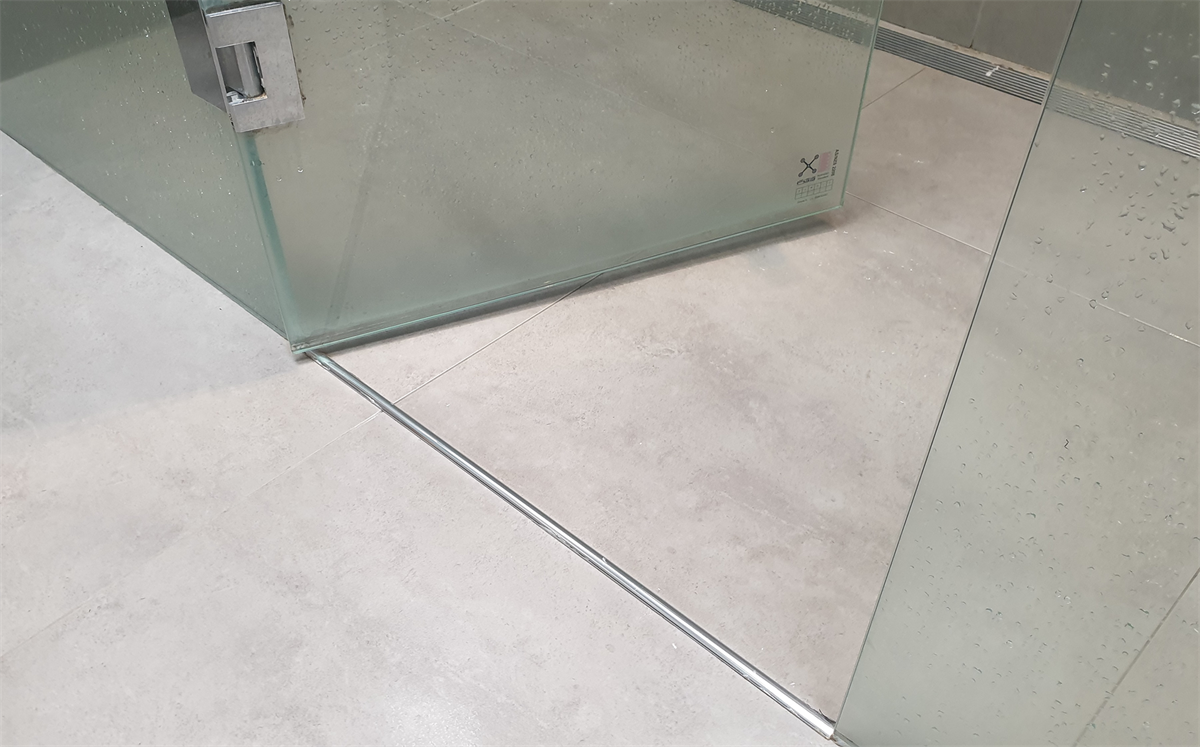 Aluminium Water Stop Bright Silver 12 x 3000mm