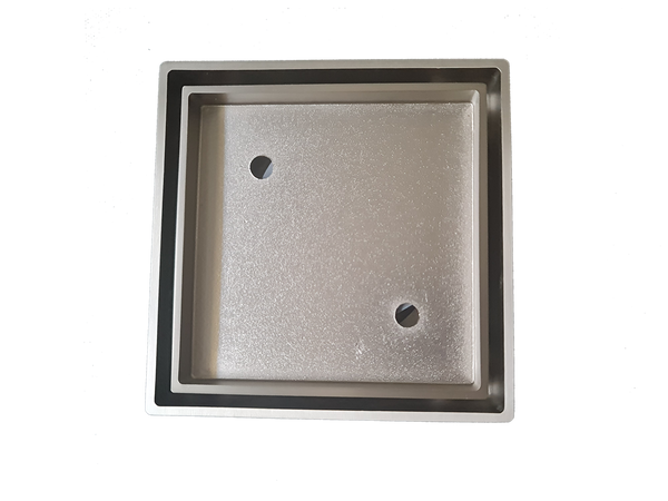 Tile Insert Satin Nickel 115x115x75mm