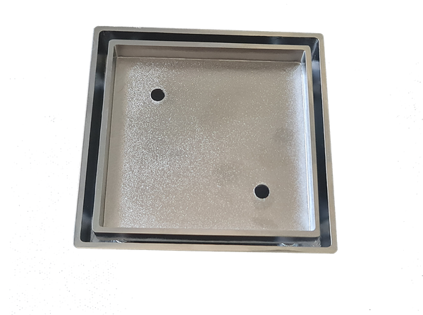 Tile Insert Chrome/Brass 115x115x90mm
