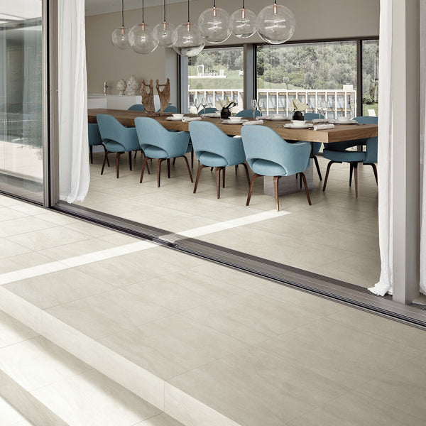 Almond Microtec Textured Tile - lifestyle view